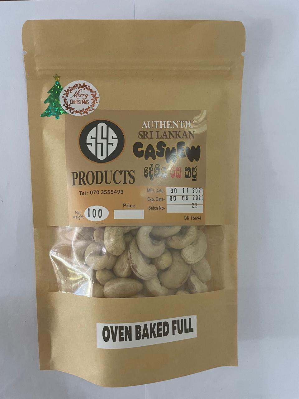 Oven-Baked Full Cashew